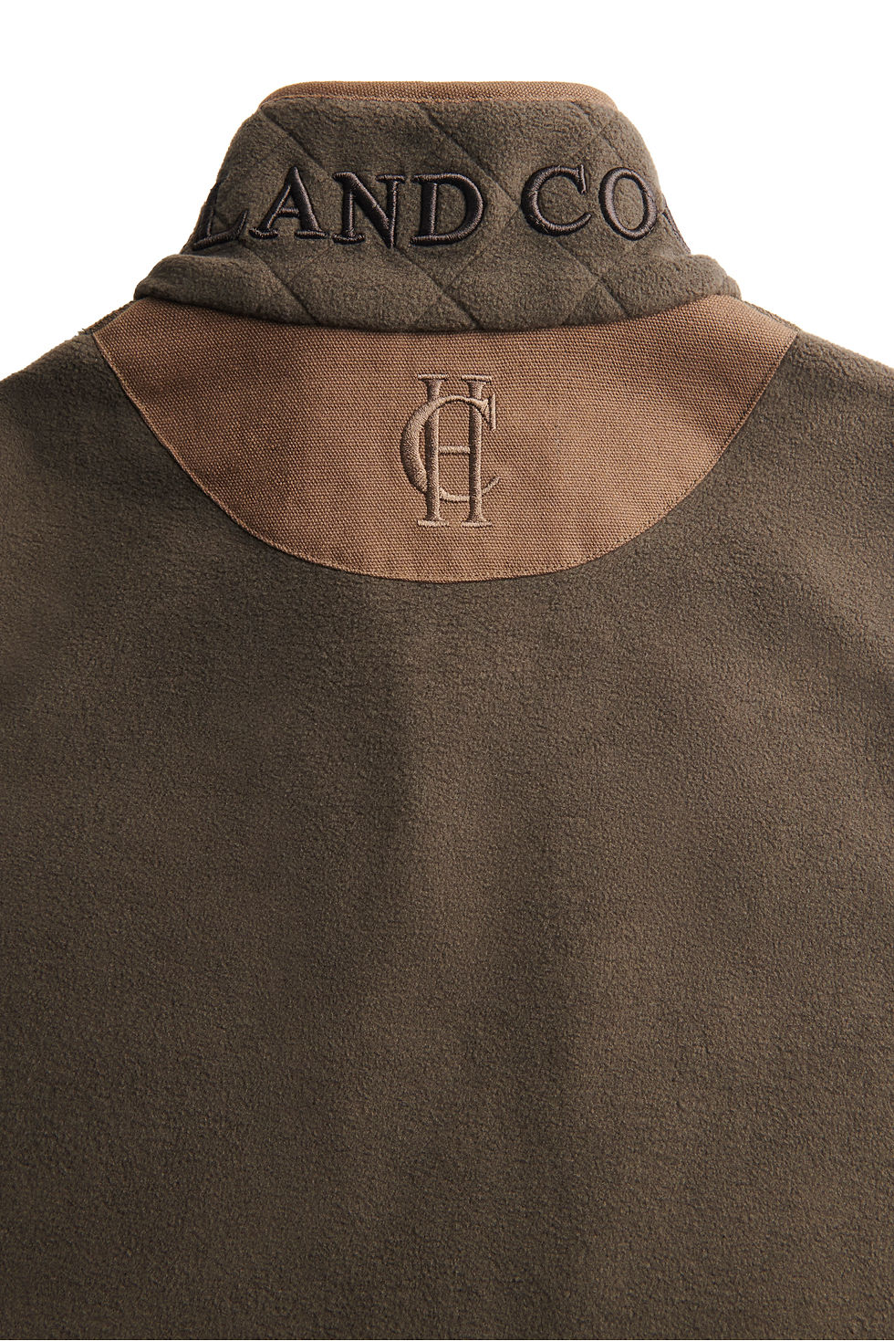 Thumbnail: Country Longline Fleece Gilet - Khaki