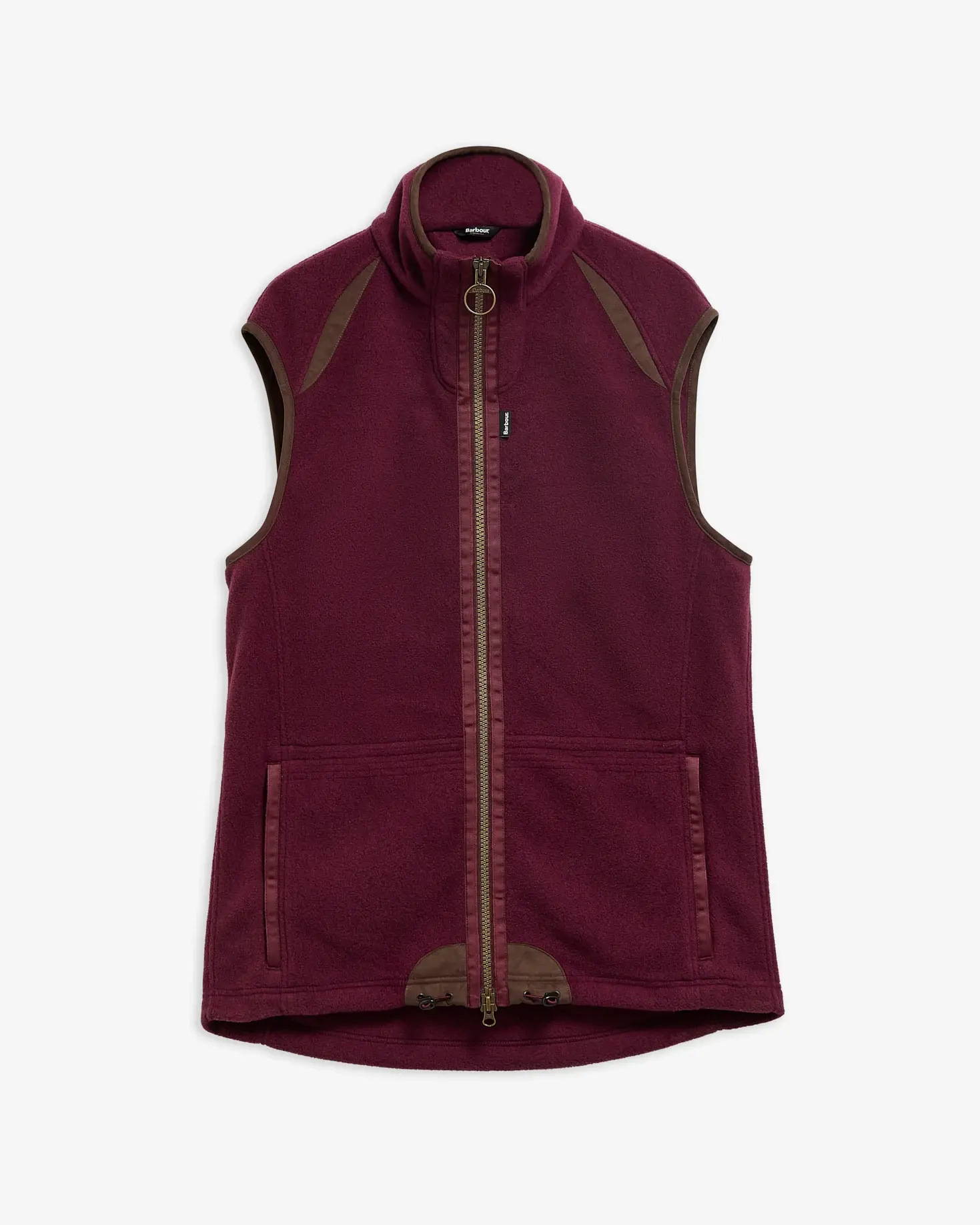 Langdale Fleece Gilet - Dark Bordeaux