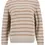 Thumbnail: Claydon Knitted Jumper - Oatmeal Stripe