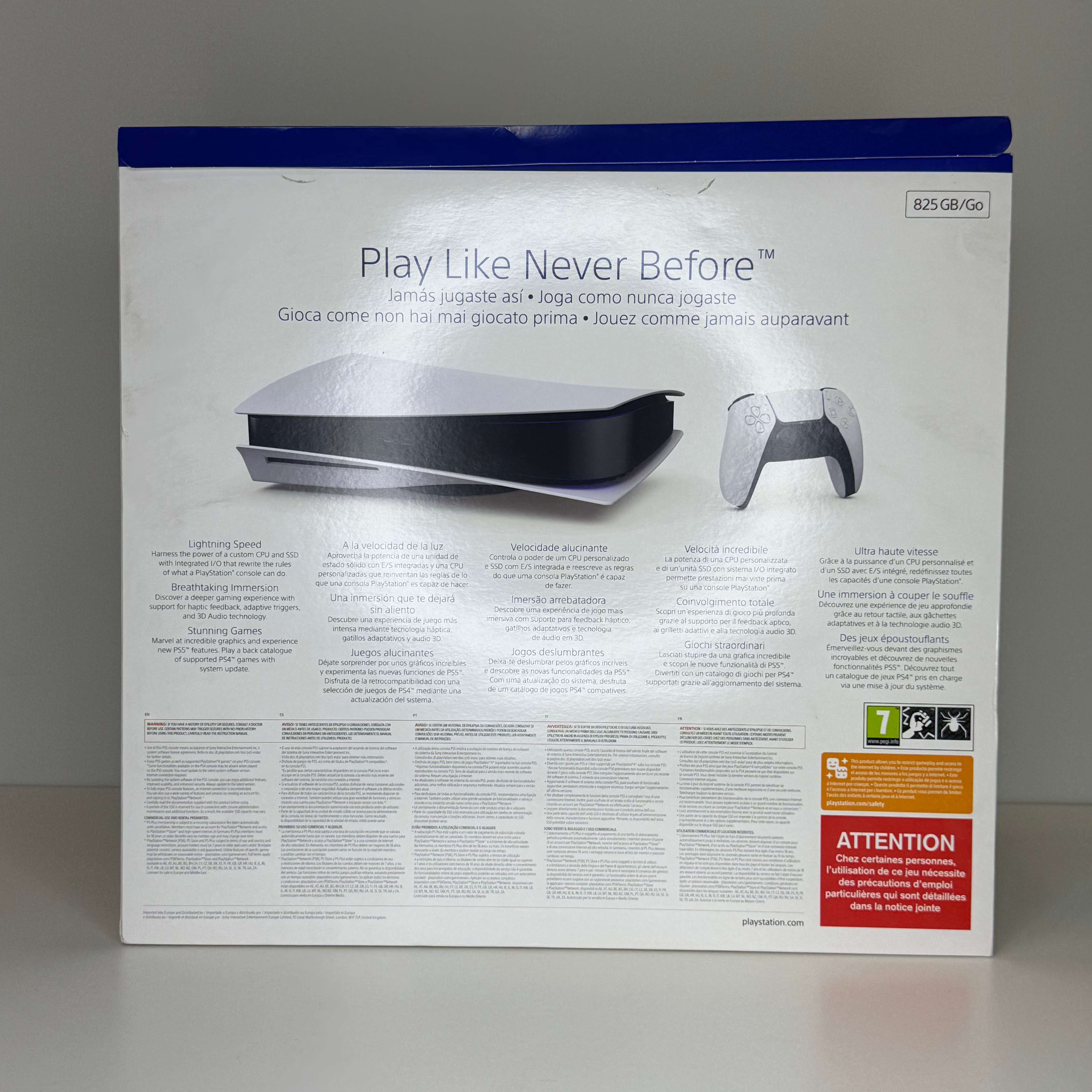 PS5 825GB con mando y caja — imagen 10