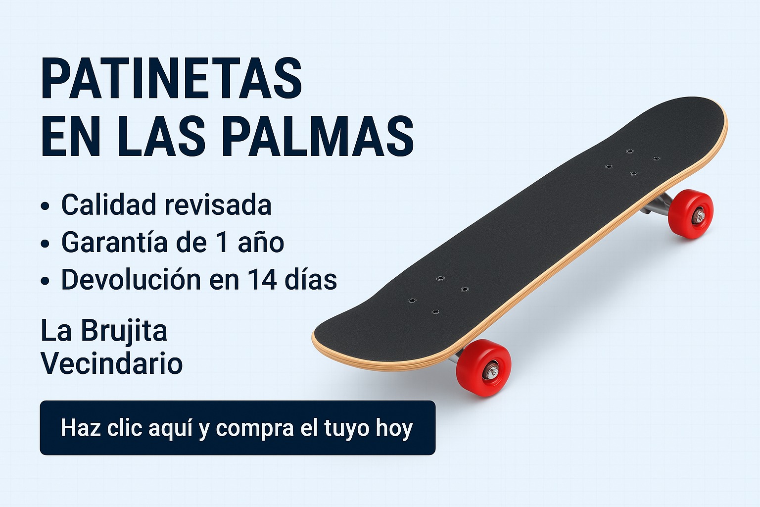 Patinetes Eléctricos en Vecindario (Gran Canaria) – Calidad Garantizada en La Brujita