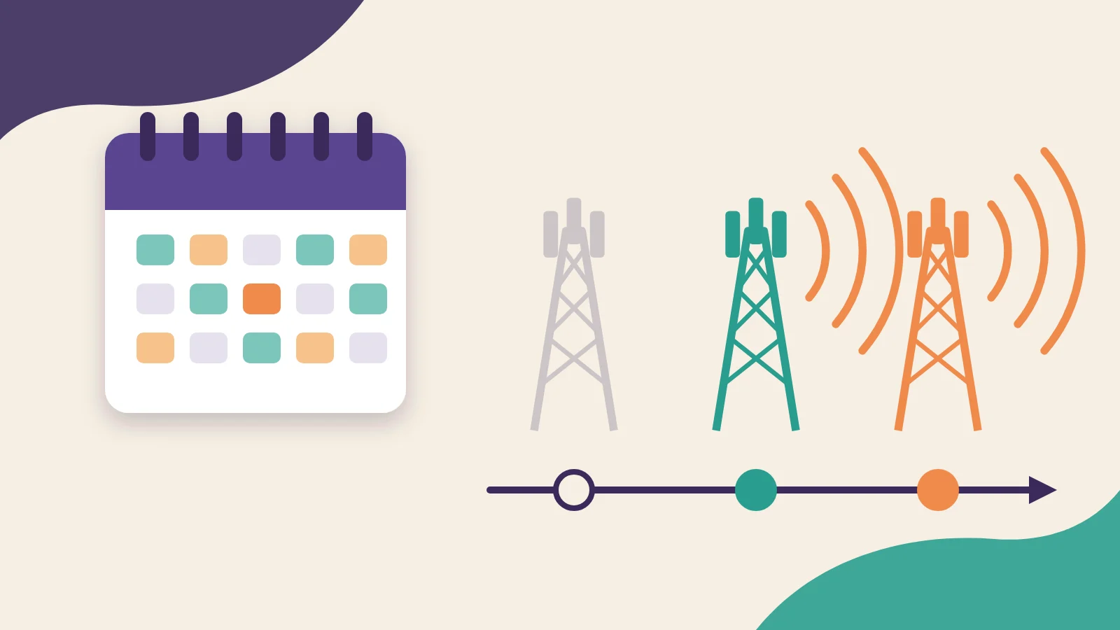 Calendario del apagado del 3G en España por operadoras, con antenas que se desconectan de forma progresiva