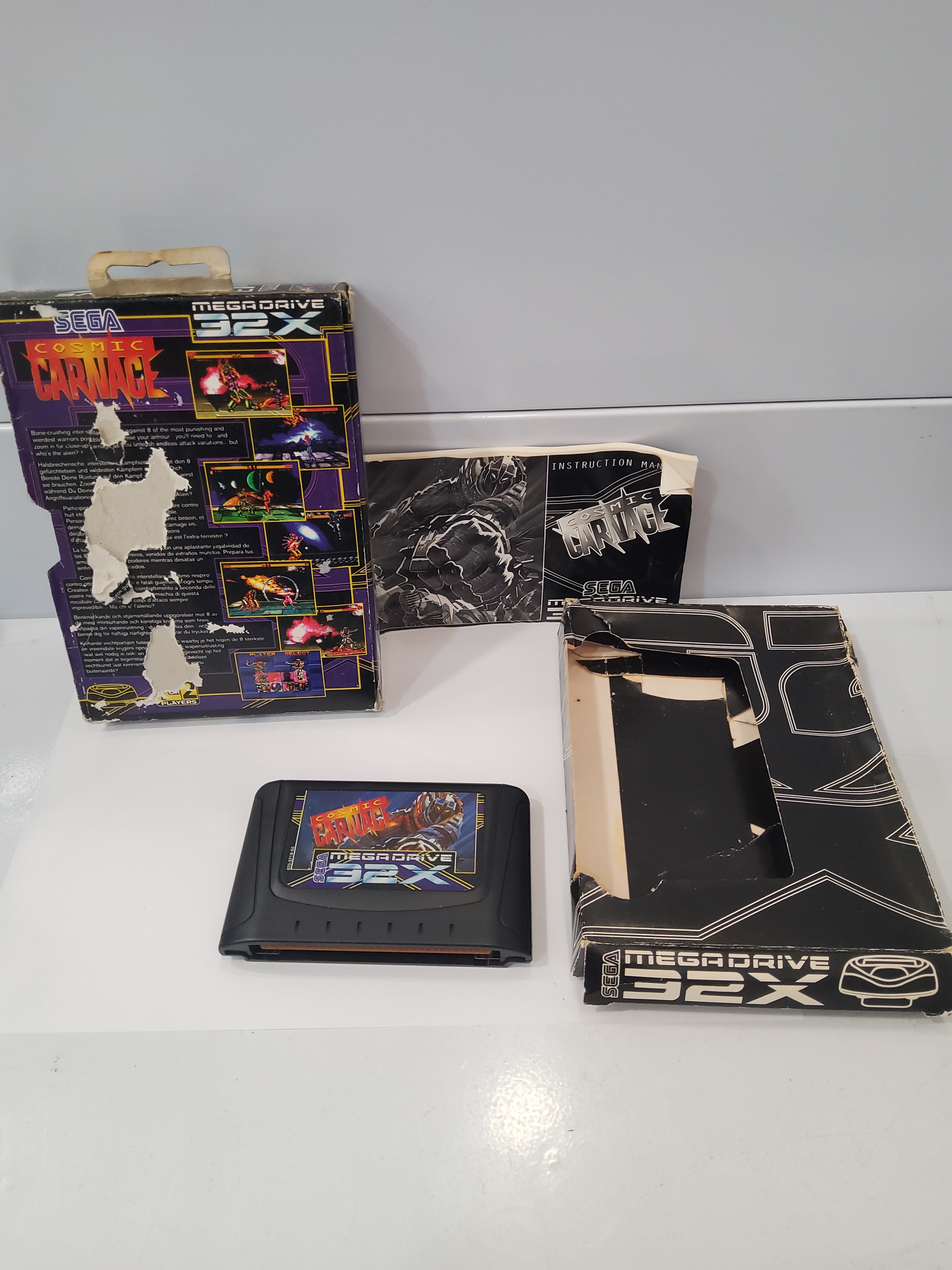 Sega 32X Cosmic Carnage EU C (Usado con caja) — imagen 2
