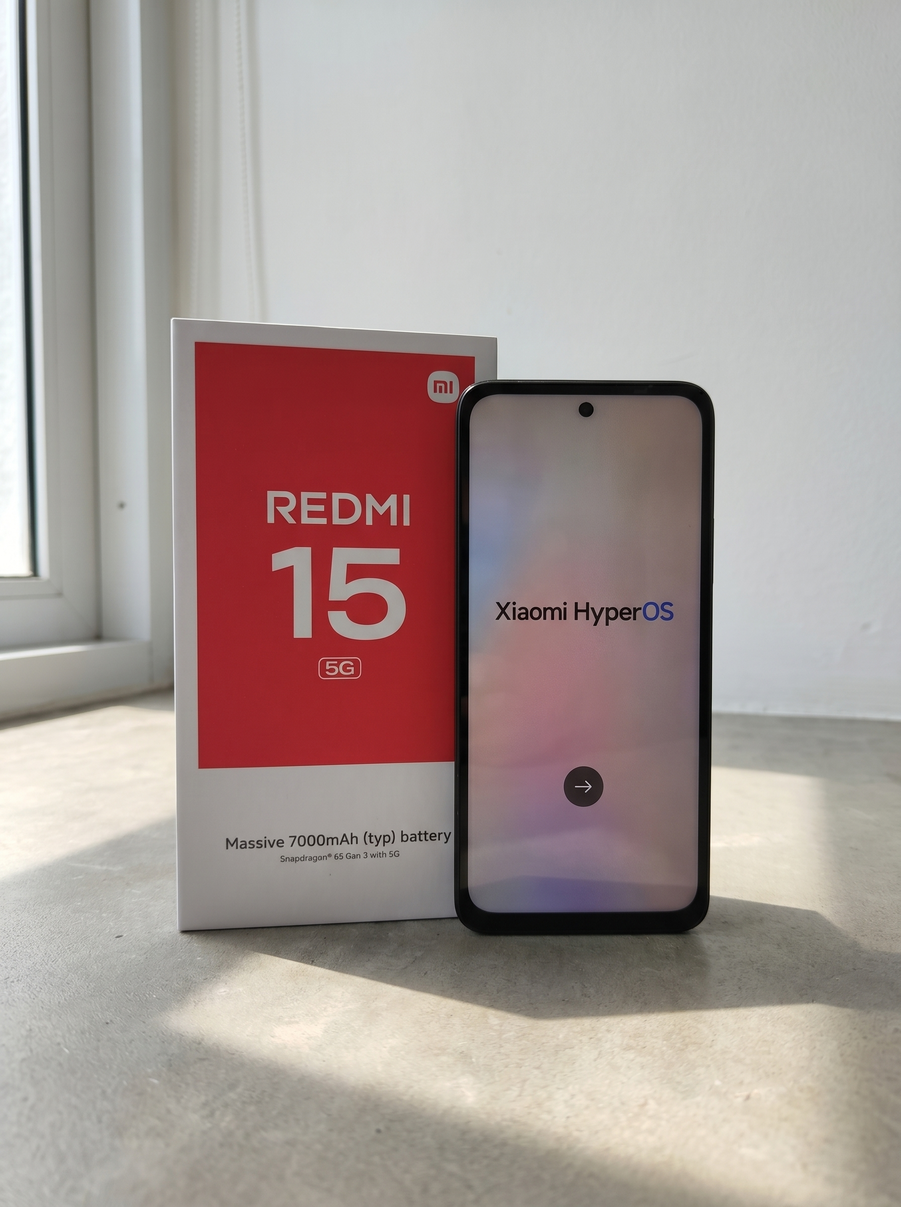 Xiaomi REDMI 15 5G 8GB 128GB 6.9" Gris Titán
