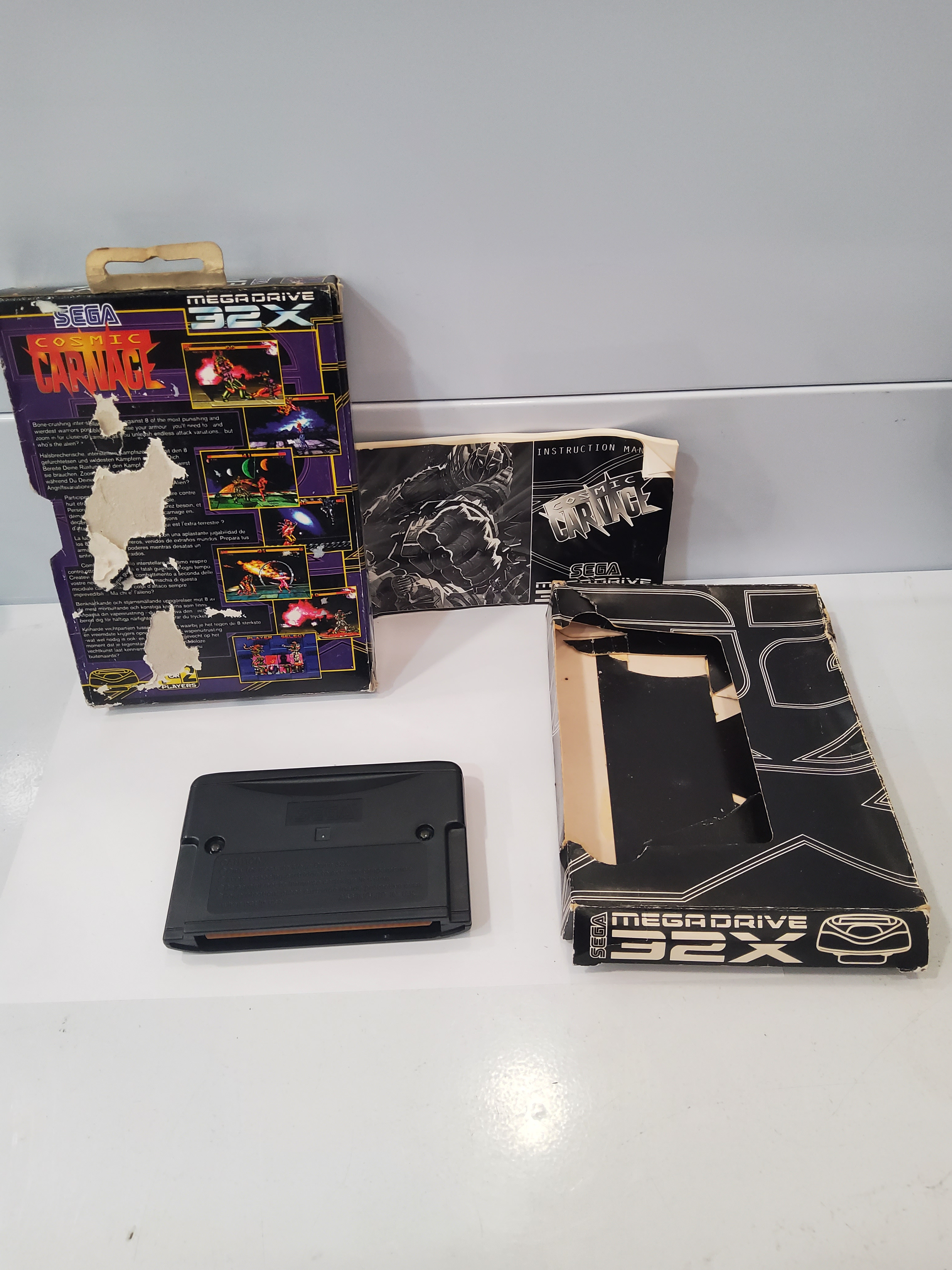 Sega 32X Cosmic Carnage EU C (Usado con caja) — imagen 3