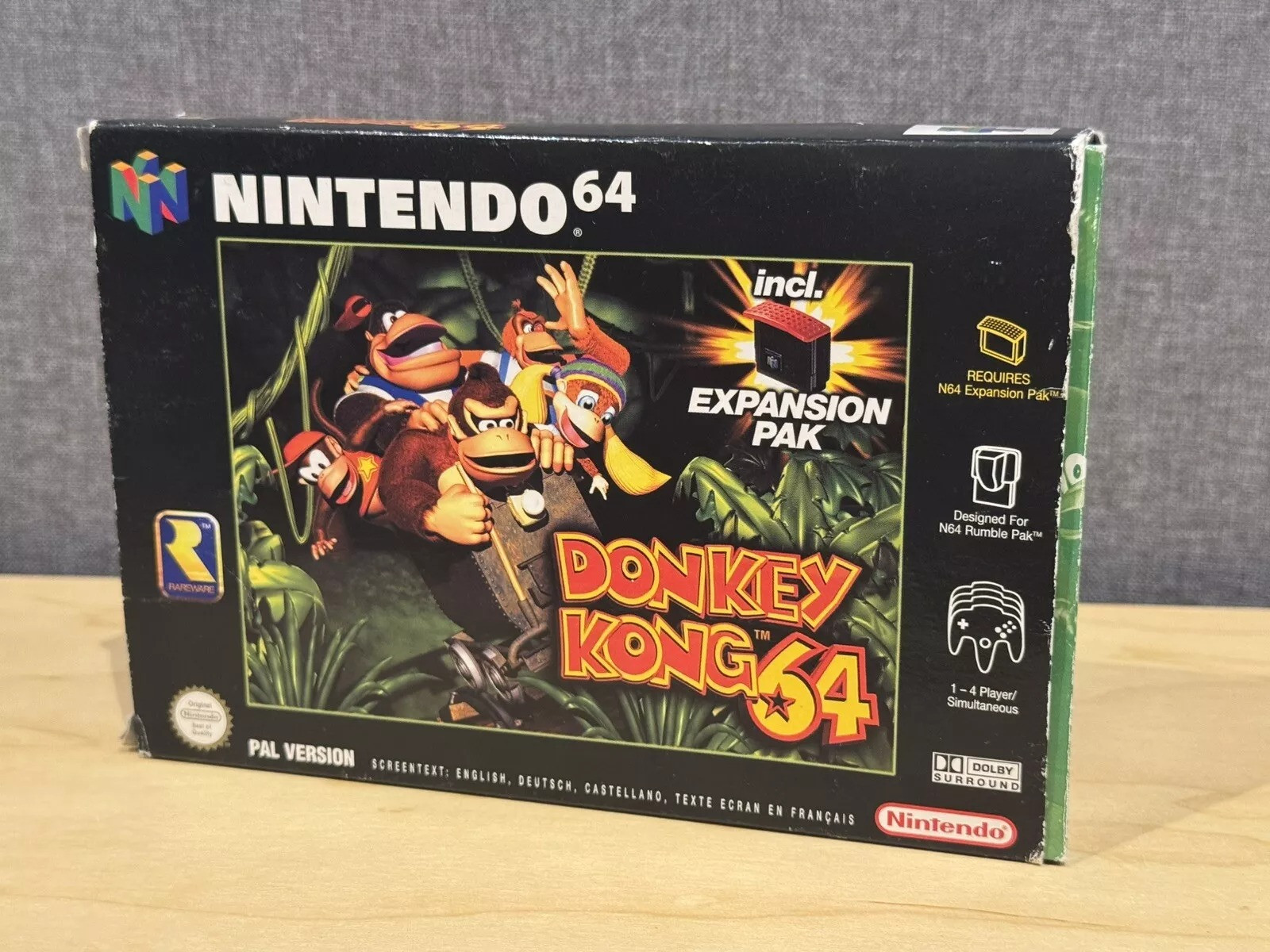 Donkey Kong 64 con Expansion Pak B (Usado con caja) — imagen 2