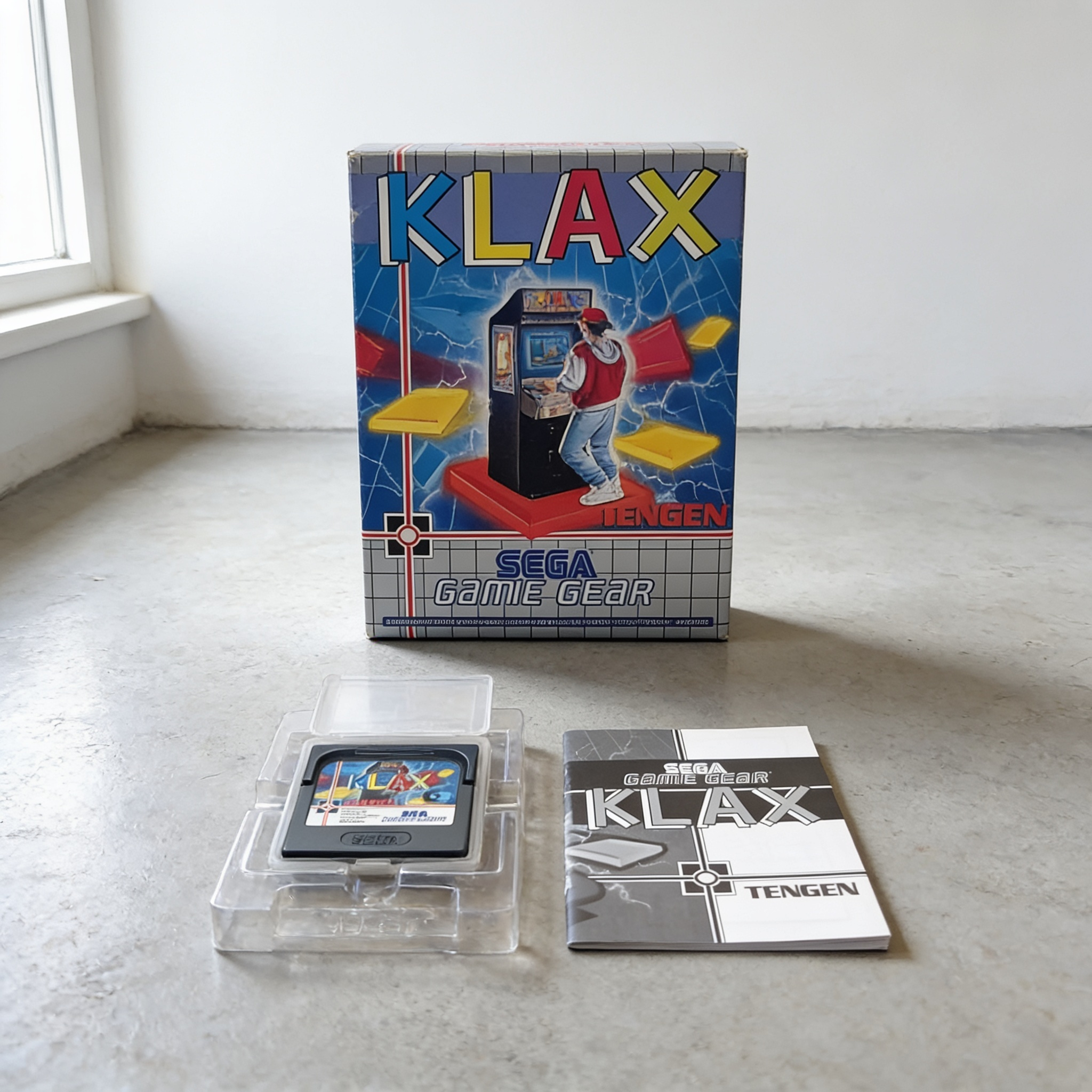 Klax Sega Game Gear EMBALAJE ORIGINAL CIB