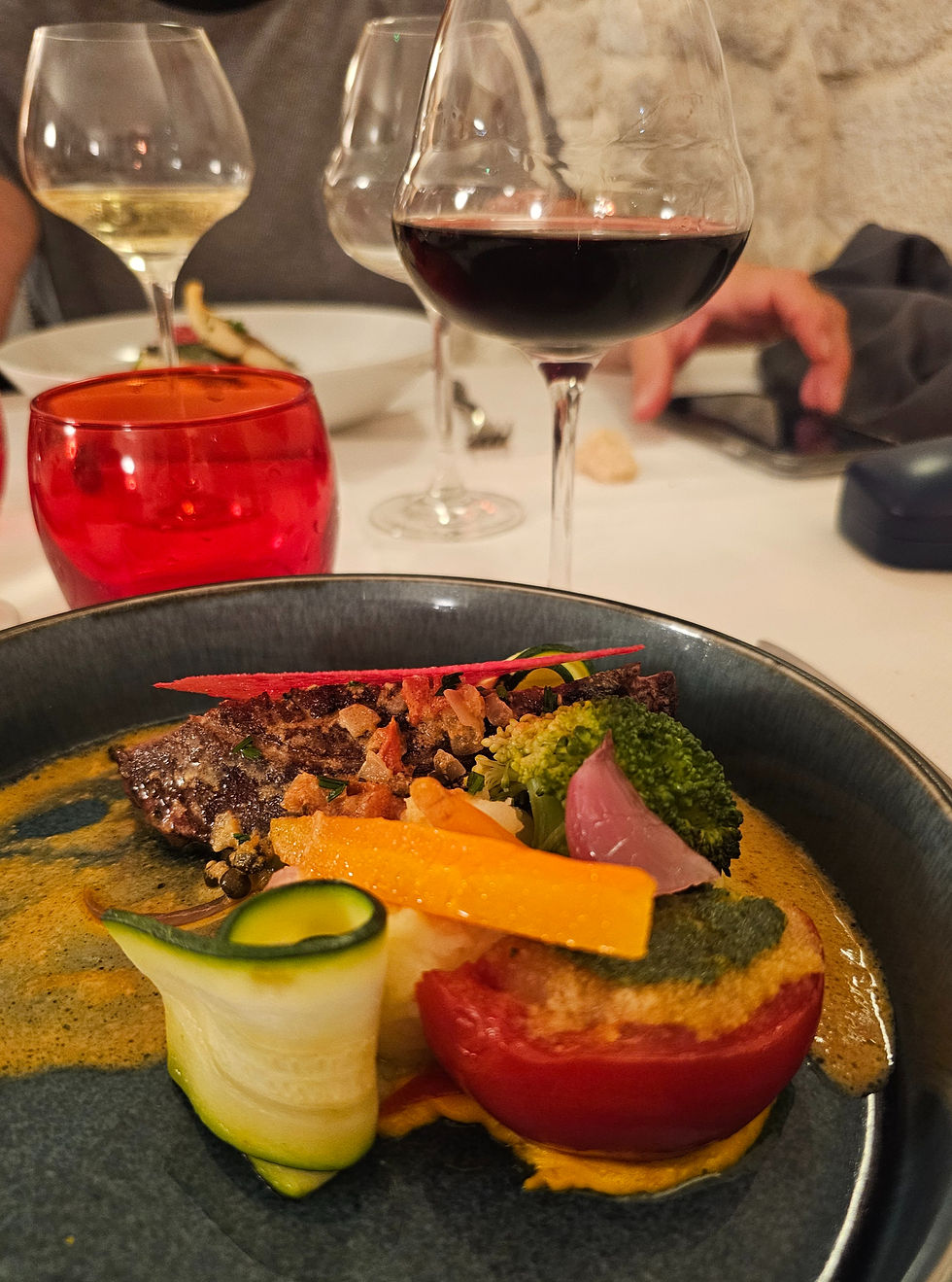 Filet de bœuf aux légumes de saison