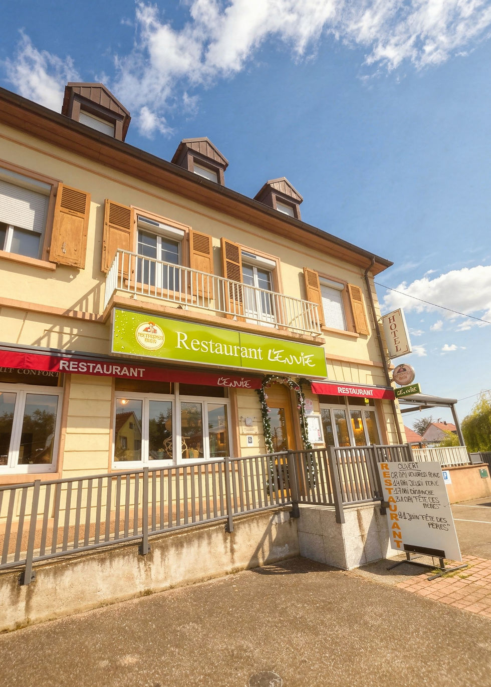 Une façade qui ne paye pas de mine !