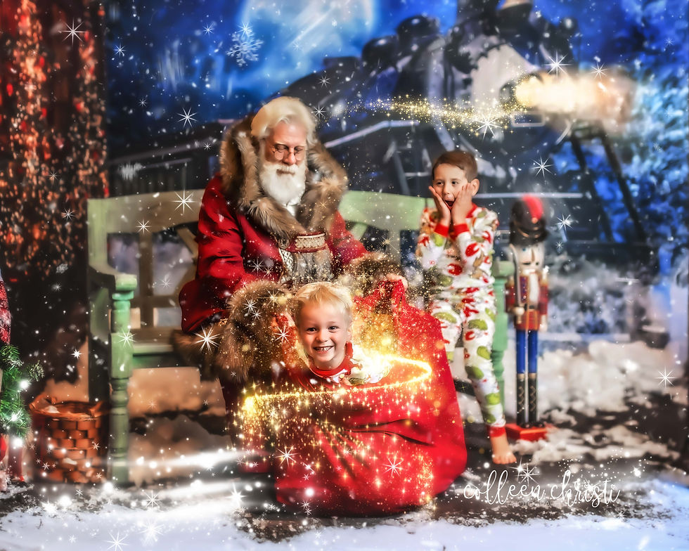 Engaging kids in Santa photoshoots with fun activities and magical holiday moments