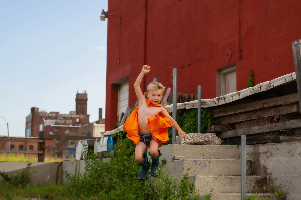 Superhero Adventure in West Bottoms, Kansas City