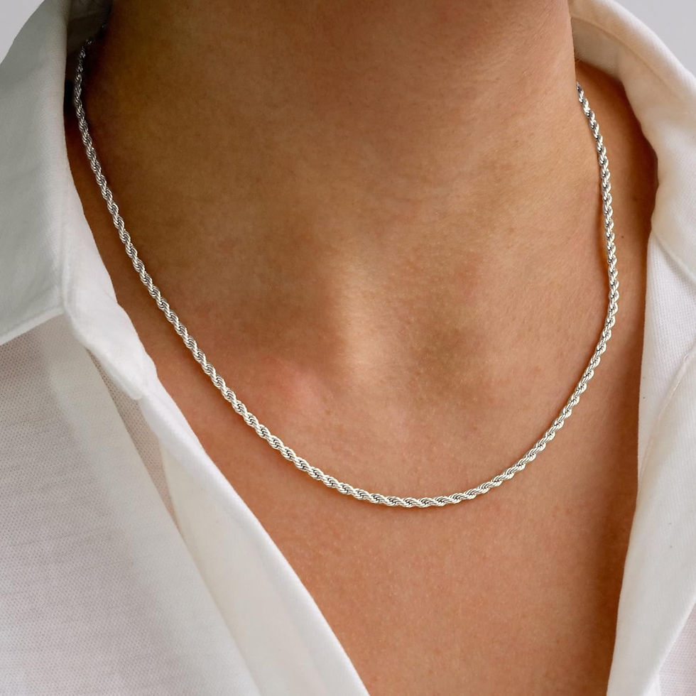 Thumbnail: Necklace for Women Gold Necklace Silver Plated Necklace Gold Plated SnakeGold Ch
