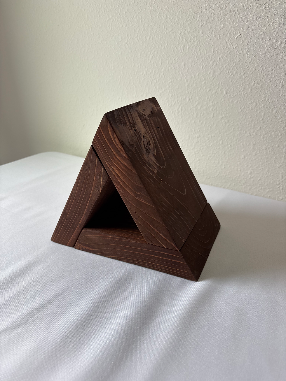 Thumbnail: Handmade Thick Triangular Wooden Book Rest | Book Page Holder | Book Valet