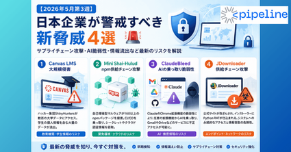 【2026年5月第3週】日本企業が警戒すべき新脅威4選｜Canvas侵害・npm供給チェーン攻撃・ClaudeBleed