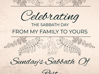Rest, Reflect, Rejoice; Embracing the Gift of the Sabbath