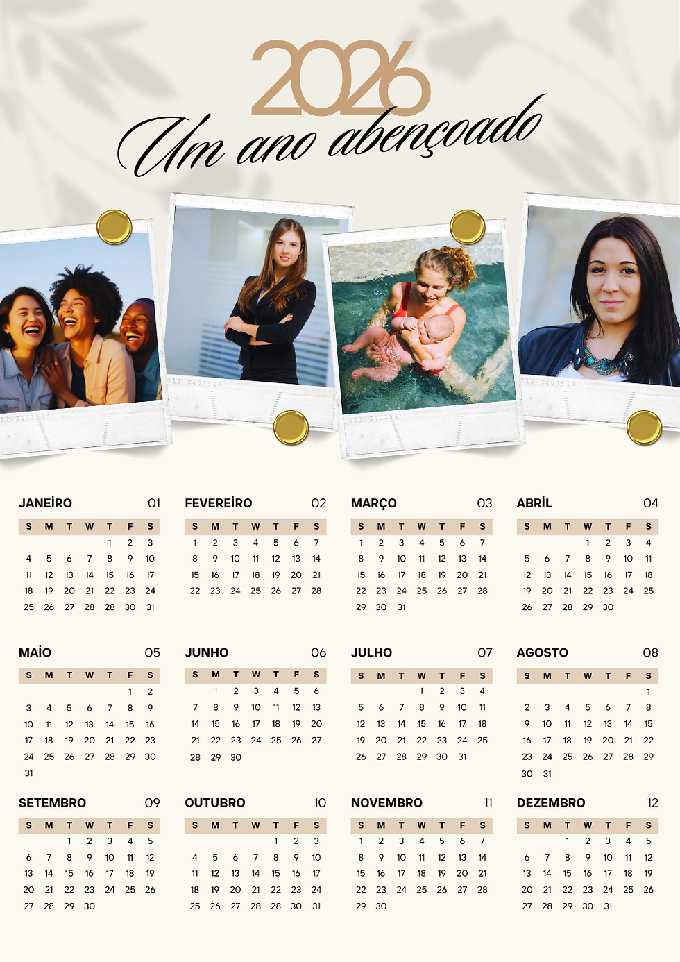 Thumbnail: Calendário Magnético Personalizado 