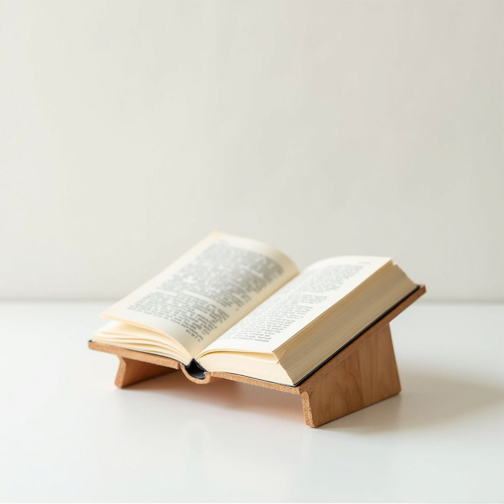 Bamboo Book Stand