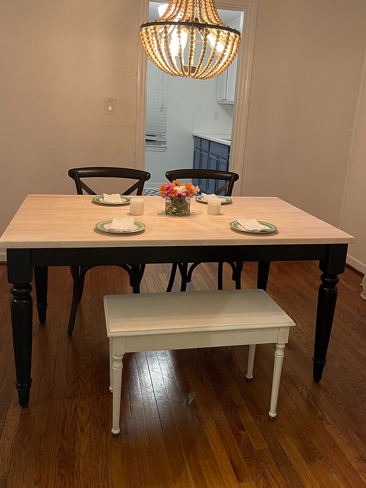 Table Goodwill Transforming a Goodwill Find: Refinishing a Kitchen Table on a Budget