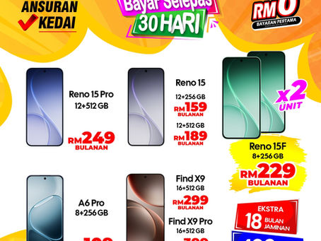 Miliki Siri OPPO Terbaharu dengan Tawaran Hebat di Chan Furniture!