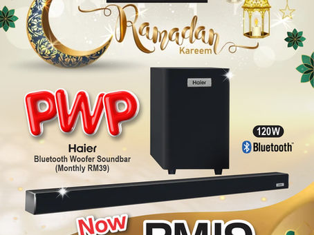 🌙 Gandakan Kemeriahan Raya dengan Sistem Bunyi Hebat: Kini Hanya RM19 Sebulan!