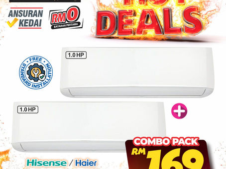 Hot Deals: Gandakan Kedinginan Rumah Anda dengan Combo Pack Air-Cond!