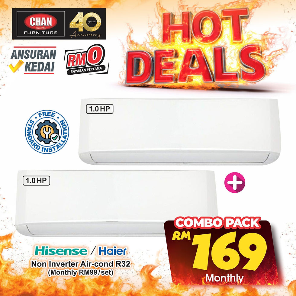 Hot Deals: Gandakan Kedinginan Rumah Anda dengan Combo Pack Air-Cond!