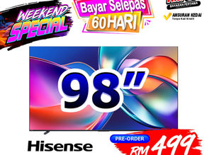 Nikmati Pengalaman Pawagam di Rumah dengan Hisense 98" 4K QLED Smart TV! 🎬✨