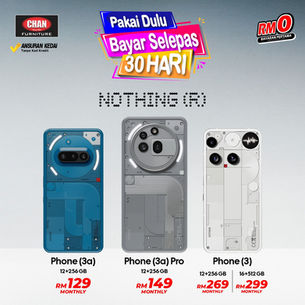 📱 Tampil Berbeza & Futuristik dengan Siri Nothing Phone! Miliki Sekarang dengan Pelan "Pakai Dulu, Bayar Kemudian"!