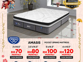 Tidur Lebih Lena dengan Tilam Spring Air Amasis di Chan Furniture!
