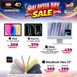 Promo Peranti Apple Canggih Sempena Malaysia Day Sale: Khas Untuk Warga Sandakan!