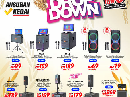Meriahkan Sambutan Gawai Anda dengan Tawaran "Gawai Drop Down" Chan Furniture!