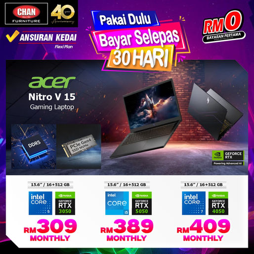 Tingkatkan Pengalaman Gaming Anda Dengan Acer Nitro V 15!