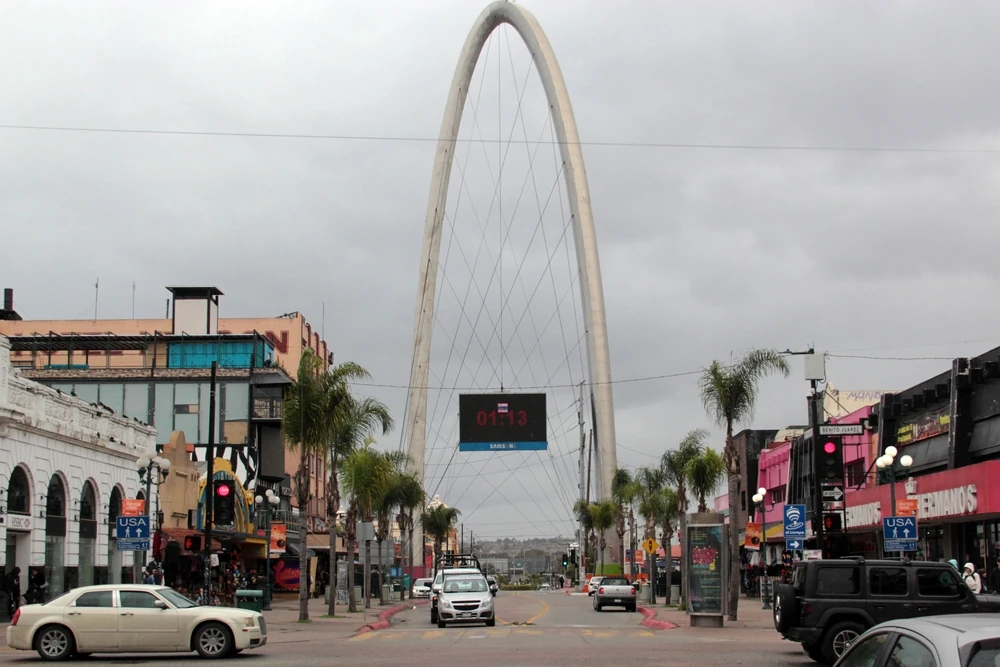 Arch in Avenida Revolución, Tijuana.