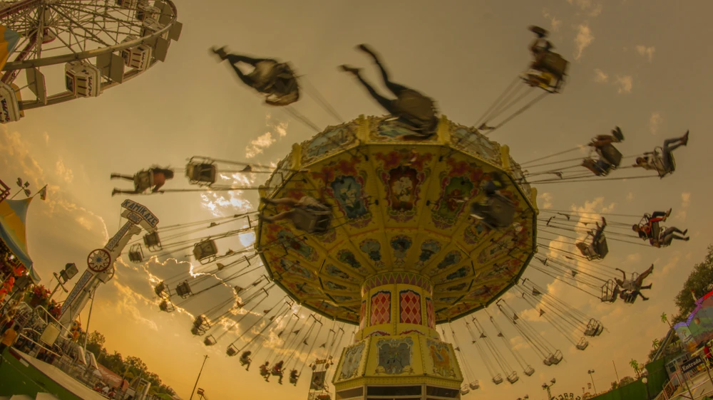 Atracción en la Feria de San Marcos de Aguascalientes.