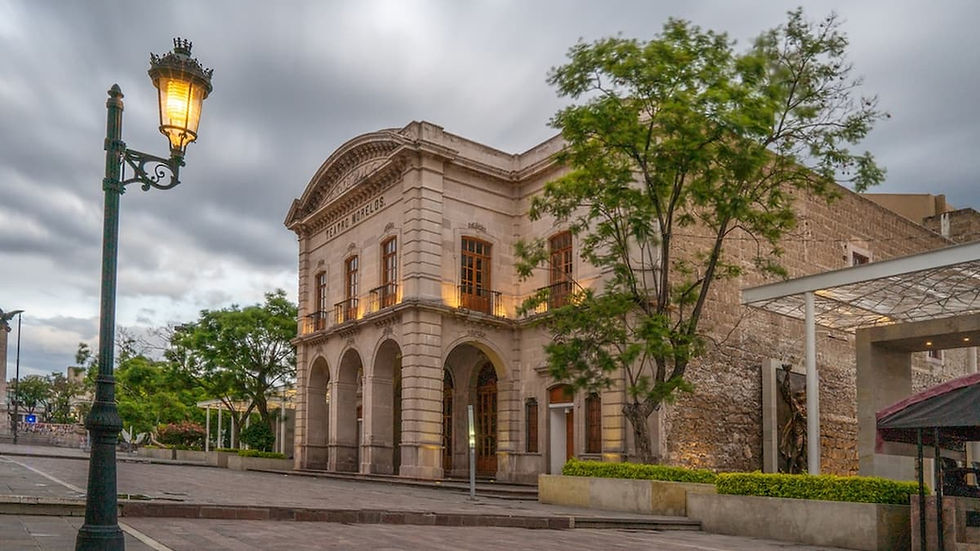 Fachada histórica — teatros morelos, lugar imperdible; lugares para visitar en Aguascalientes