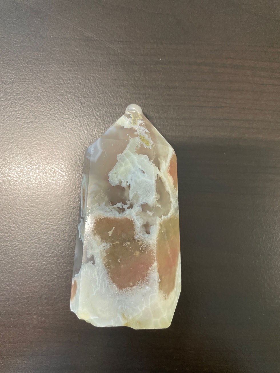 Thumbnail: Green Flower Agate Tower