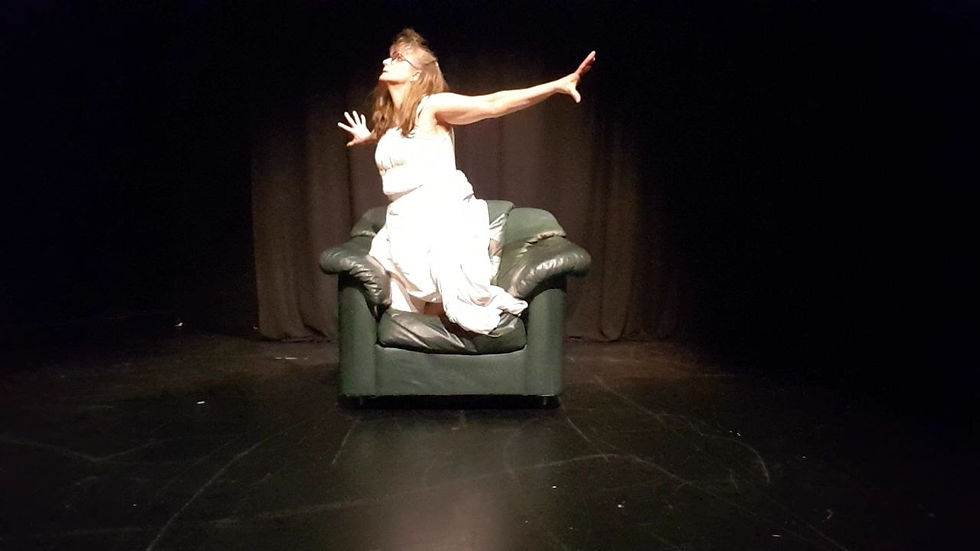 Jenny in a dance performance for Gasp Dance Trust.
