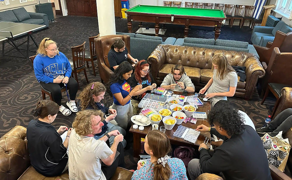 Crafting at Knox College Dunedin.