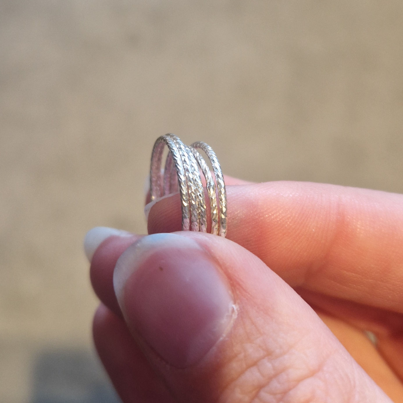 Ocean Dapple Rings (Thin)