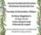 Join us for a night of Christmas carols.