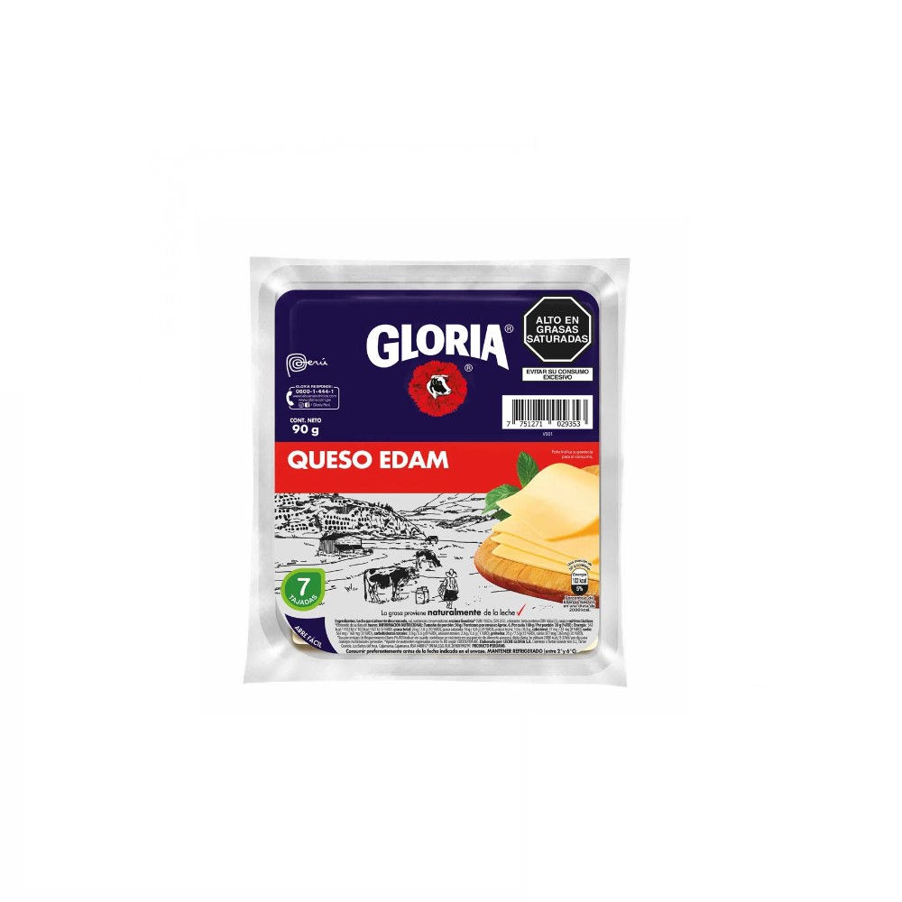 Queso Edam  - 90 gr.  Gloria