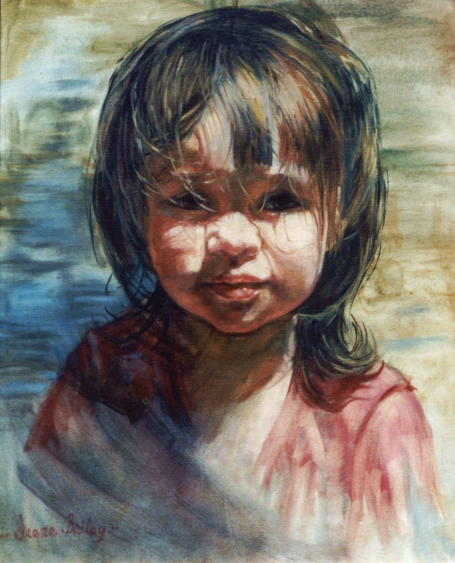 Samone at the River,16x20