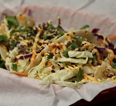 Miso Pork Tacos plated.