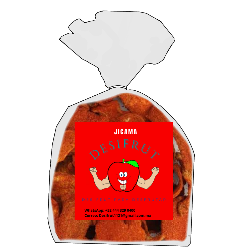 bolsita de jicama deshidratada