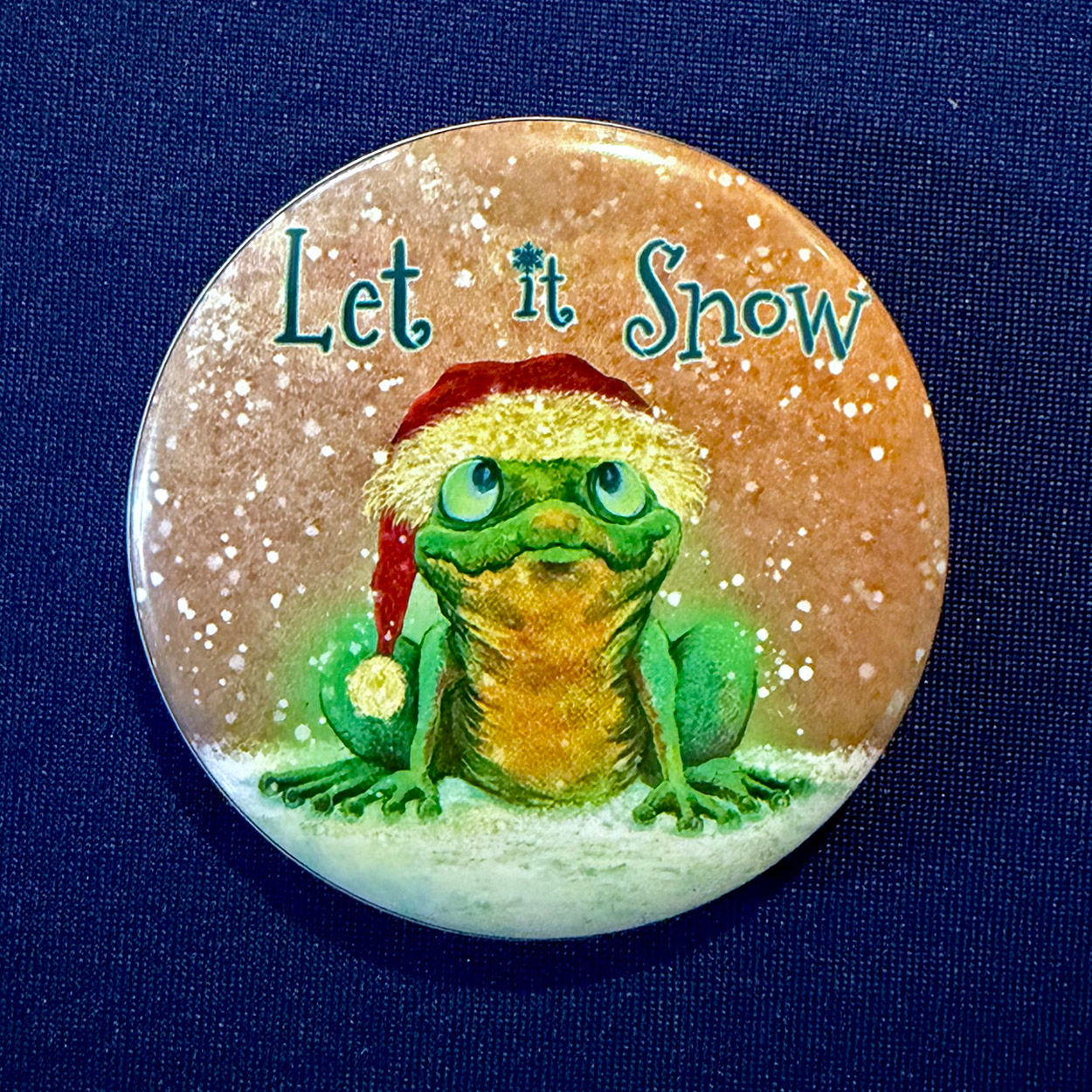 "Hoppy Holidays" 1.25" Button (1 for $3 -or- 4 for $10)