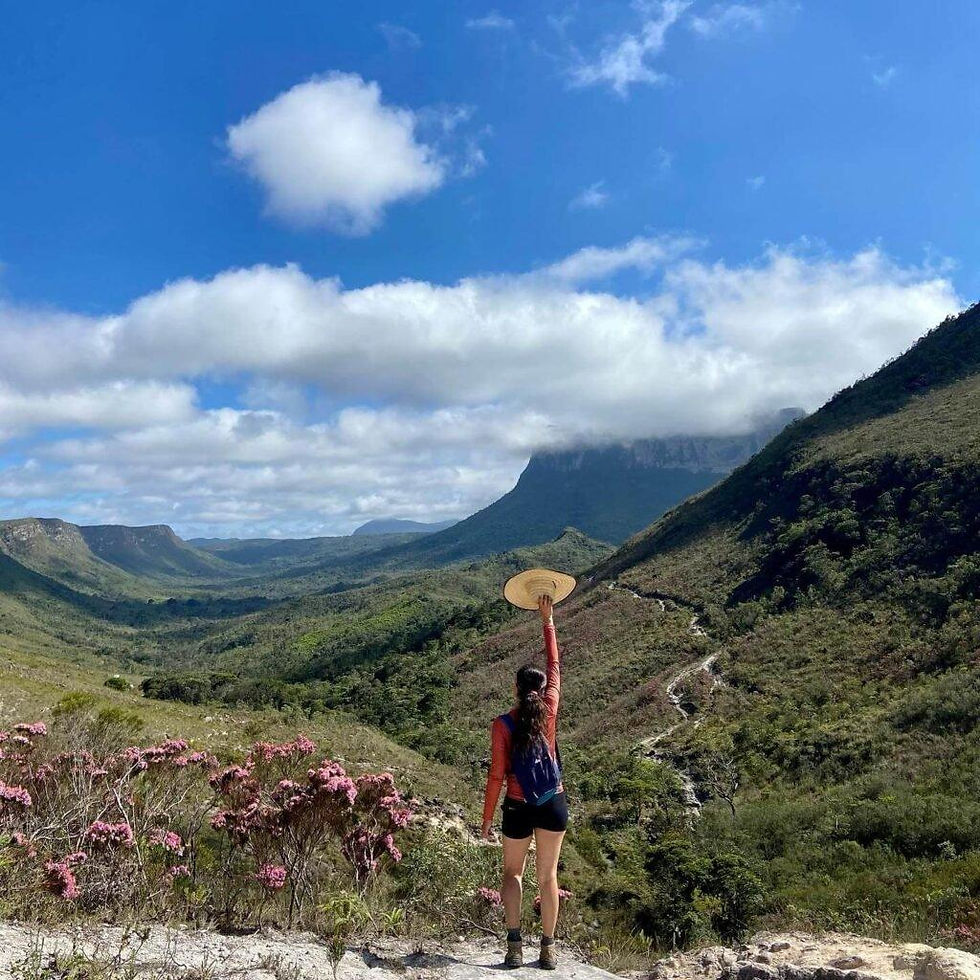 Vista em um morro da Chapada Diamantina