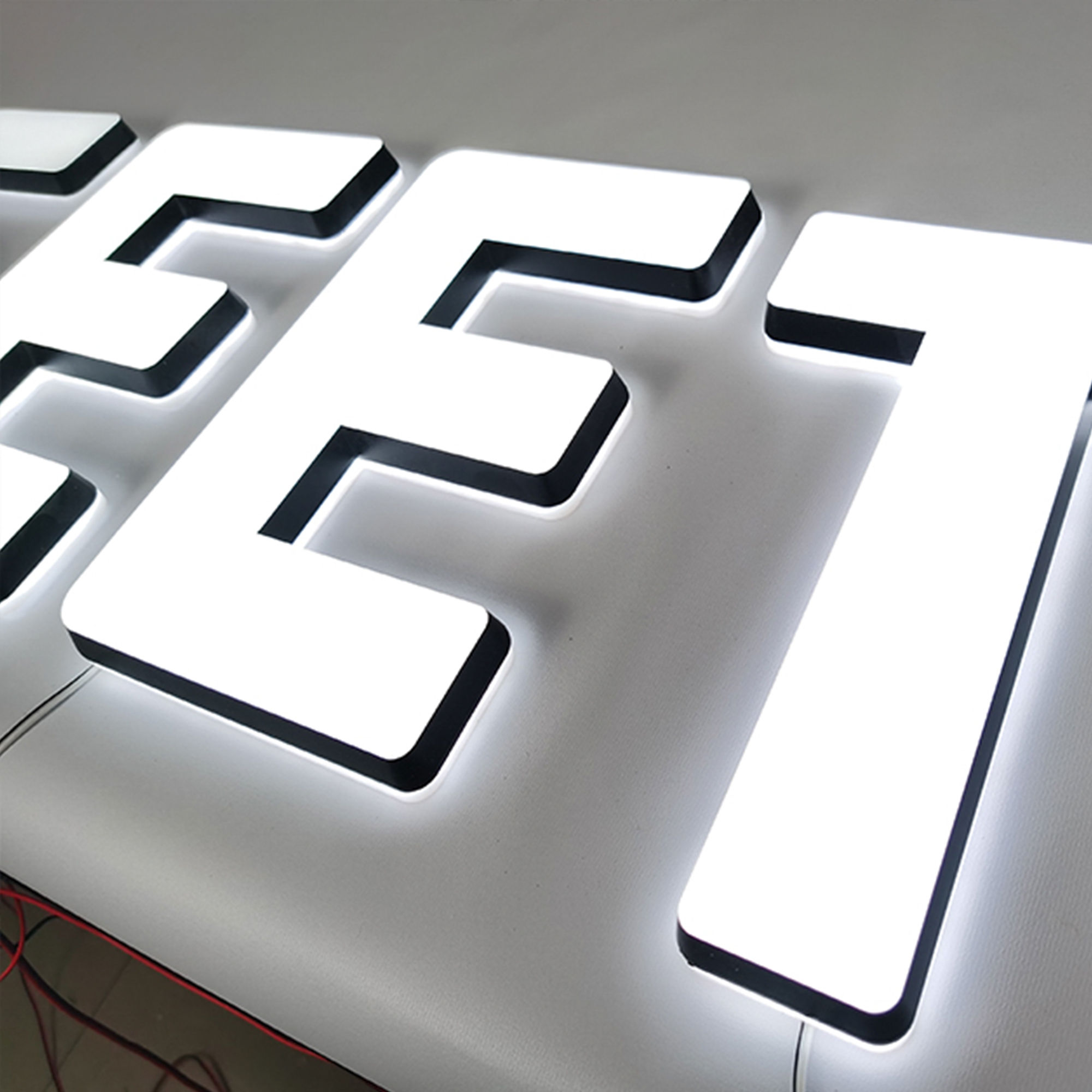 Double sided Illuminated Acrylic Letters Sign_1