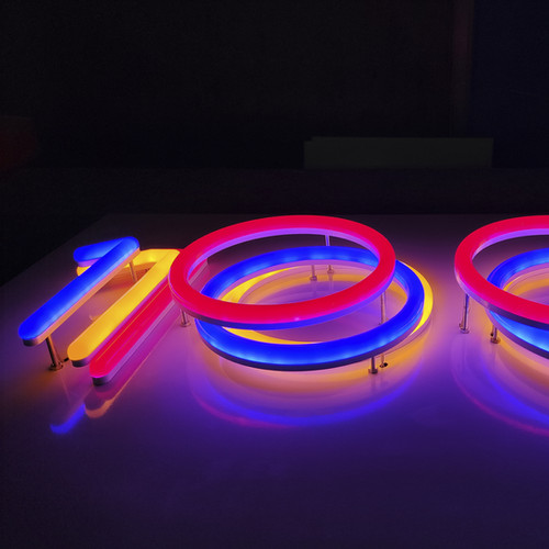 Custom Creative faux acrylic neon sign letters waterproof LED decor for ...