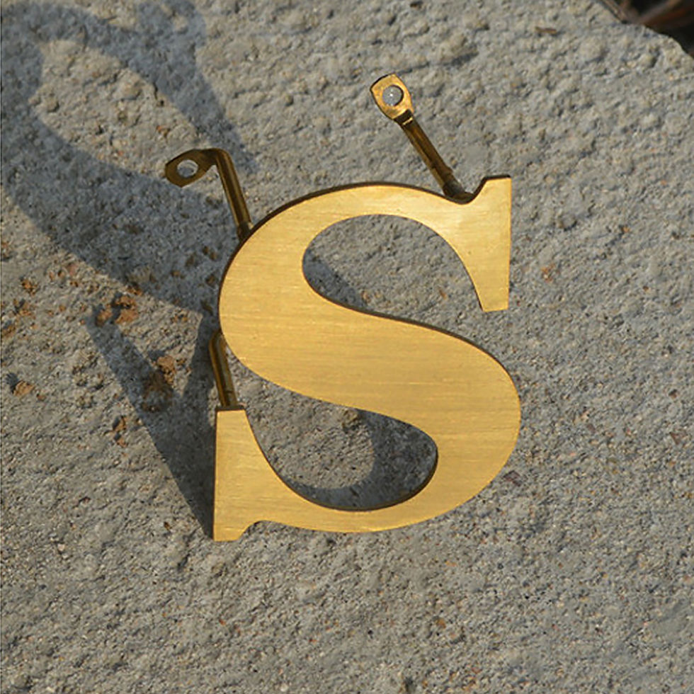 Thumbnail: cut out gold brushed signage_3