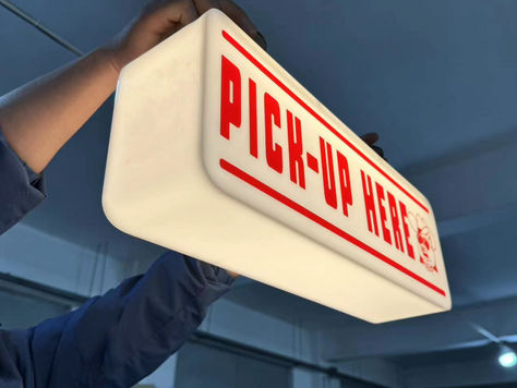 Behold the acrylic full-illuminated light box, a true marvel of modern design!